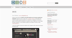 Desktop Screenshot of diceproject.ch